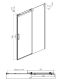 Душевой уголок Ambassador Benefit 19022201HBB-80HBB 120x80см чёрный/тонированное