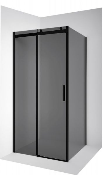 Душевой уголок Ambassador Benefit 19022201HBB-100HBB 120x100см чёрный/тонированное