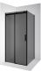 Душевой уголок Ambassador Benefit 19022201HBB-110HBB 120x110см чёрный/тонированное