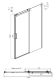 Душевой уголок Ambassador Benefit 19022203HBB-110HBB 140x110см чёрный/тонированное