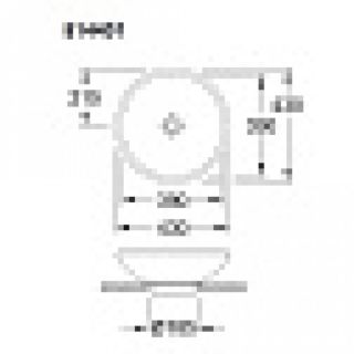 Раковина Villeroy Boch Loop & Friends 514401SF 43 альпийский белый