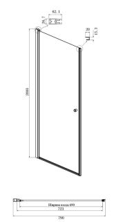 Душевой уголок Ambassador Elysium 111011109CX-80CX 80x80см хром/прозрачное