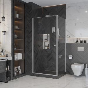 Душевой уголок Ambassador Elysium 111011109CX-80CX 80x80см хром/прозрачное