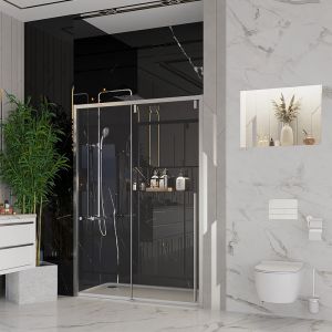 Душевая дверь Ambassador Intense 110021104IX 150см хром/прозрачное