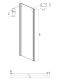 Душевой уголок Ambassador Intense 110022201IBB-90IBB 120x90см чёрный/тонированное