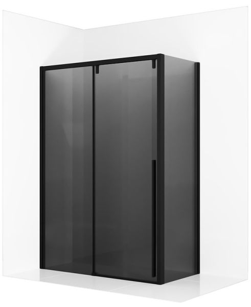 Душевой уголок Ambassador Intense 110022203IBB-80IBB 140x80см чёрный/тонированное