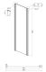 Душевой уголок Ambassador Intense 110022201IBB-110IBB 120x110см чёрный/тонированное