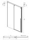 Душевой уголок Ambassador Intense 110022204IBB-90IBB 150x90см чёрный/тонированное