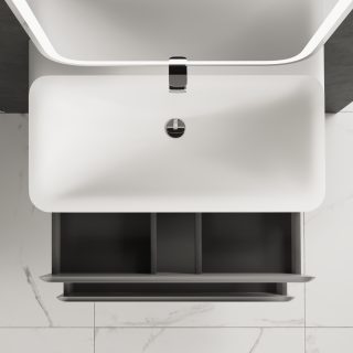 Раковина мебельная AQUAme Solo 08.80/W/RL 80 см белый