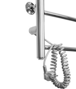 Полотенцесушитель электрический Domoterm Классик DMT 109-4 50x50 EK L хром
