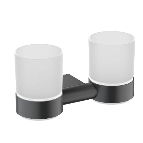 Стаканы Timo Luiro 18534/03 чёрный матовый