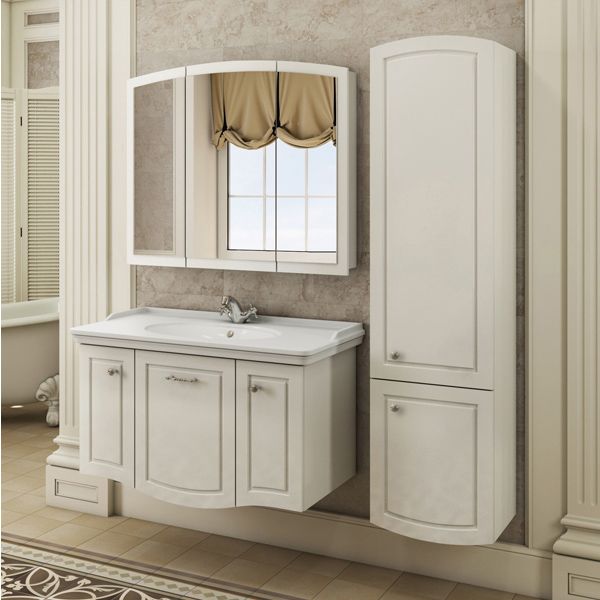 Comforty Шкаф-колонна "Палини-42" белый Comforty Шкаф-колонна "Палини-42" белый
