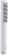 Душевая лейка Kludi Nova Fonte Puristic 3912053-00 белый матовый