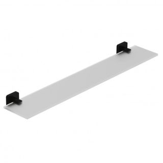 Полка стеклянная Kludi Vela S 2597339 60 см чёрный матовый
