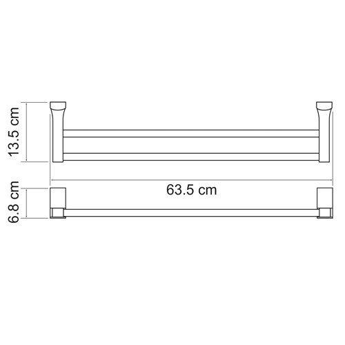 Wasserkraft Exter K-5240 Штанга для полотенец двойная