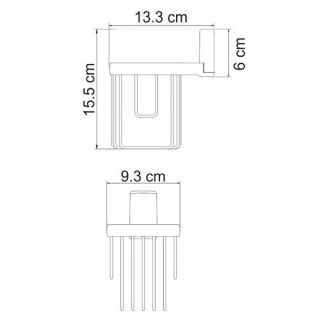 Wasserkraft Exter K-5245 Держатель освежителя Wasserkraft Exter K-5245 Держатель освежителя