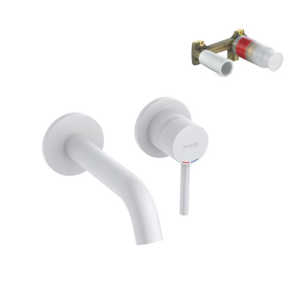 Смеситель для раковины Kludi BOZZ WHITE SET 382445376s белый