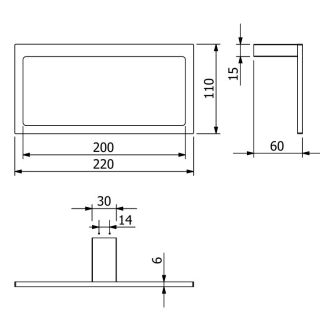Полотенцедержатель Kludi Vela C 31978N1 брашированная бронза