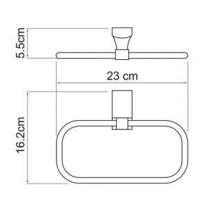 Wasserkraft Exter K-5260 Держатель полотенец кольцо