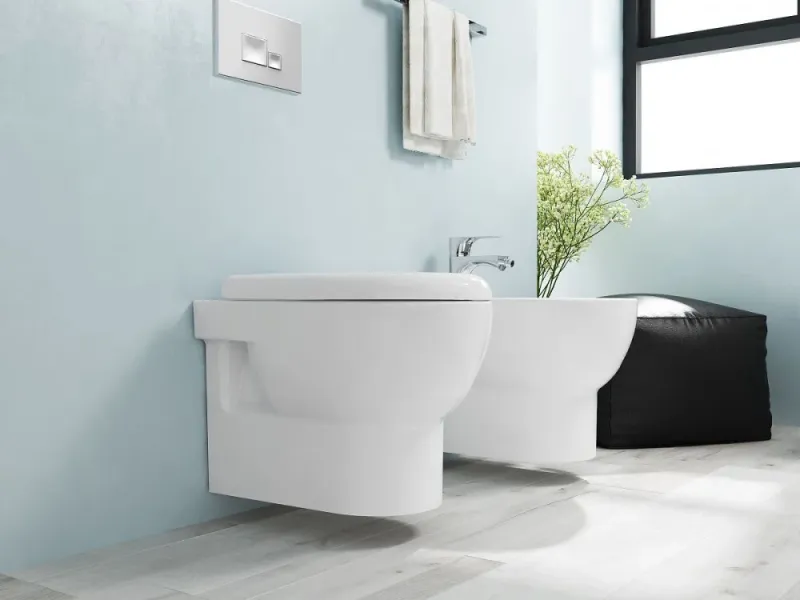 Подвесной унитаз Isvea Absolute 10AB02002SV безободковый крышка микролифт белый