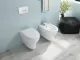Подвесной унитаз Isvea Absolute 10AB02002SV безободковый крышка микролифт белый