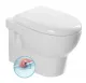 Подвесной унитаз Isvea Absolute 10AB02002SV безободковый крышка микролифт белый