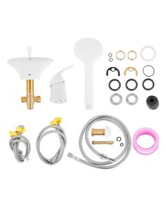 Смеситель на борт ванны Orange Otto M22-333w белый