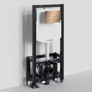 Система инсталляции для унитазов WasserKRAFT Dill 61TLT.010.ME.RG04 с кнопкой смыва