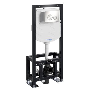 Система инсталляции для унитазов WasserKRAFT Dill 61TLT.010.ME.BN02 с кнопкой смыва
