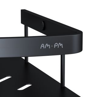 Полка для душа угловая Am.Pm Sense L чёрный матовый A7454122