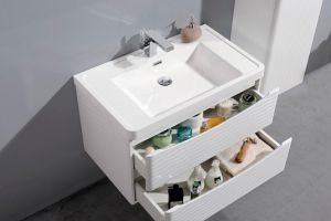Раковина BelBagno из искусственного мрамора 80см EA-800-LVB