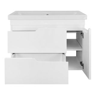 Тумба с раковиной Azario Kantri CS00097253 80 см белый глянец