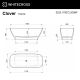 Ванна из искусственного камня Whitecross Clover 0220.170072.200BP 170x72 см без перелива