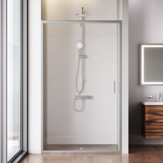Душевая дверь в нишу Am.Pm Gem W90G-120-1P-MT 120 см хром матовый