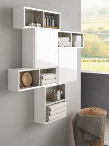 Шкаф подвесной Cezares 20x60 Bianco Lucido Eden 53133