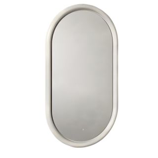 Зеркало Artceram Milano ACS019 05 00 рама керамическая с подсветкой белое Зеркало Artceram Milano ACS019 05 00 рама керамическая с подсветкой белое