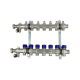 Коллекторная группа, ELSEN, 1, 7 контуров, размер отвода-3/4, PN, бар-4, T°C -от 0 до +70, EMi02.07, с вентилями, нержавеющая сталь