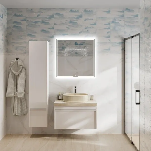 Зеркало с подсветкой Kerama Marazzi Mio MIO.mi.80\WHT с диммером 80 см белый