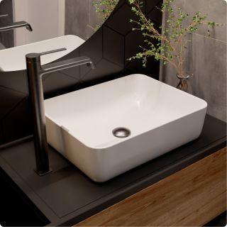 Смеситель для раковины AQUAme Asti AQM6414GM графит матовый