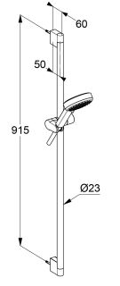 Душевой гарнитур Kludi Dive S 6893005-00 хром