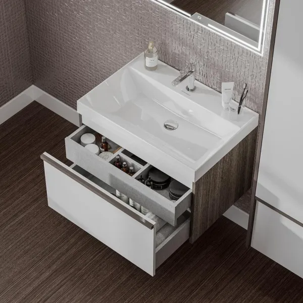 Тумба под раковину Kerama Marazzi Modula MO.60.1+1\AR 60 см арабика