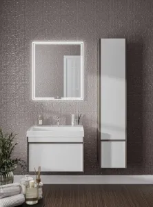 Пенал подвесной Kerama Marazzi Modula MOD.165\AR 35 см арабика/белый
