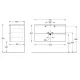 Тумба под раковину Kerama Marazzi Piano Forte PI.F.95\WHT 95 см белый
