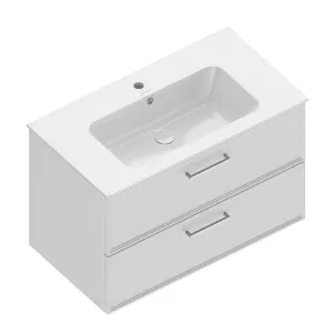 Тумба под раковину Kerama Marazzi Piano Classic PIA.CL.85\WHT.M 85 см ясень белый матовый