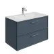 Тумба под раковину Kerama Marazzi Piano Classic PIA.CL.85\BLU.M 85 см ясень синий матовый Тумба под раковину Kerama Marazzi Piano Classic PIA.CL.85\BLU.M 85 см ясень синий матовый
