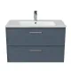 Тумба под раковину Kerama Marazzi Piano Classic PIA.CL.85\BLU.M 85 см ясень синий матовый Тумба под раковину Kerama Marazzi Piano Classic PIA.CL.85\BLU.M 85 см ясень синий матовый