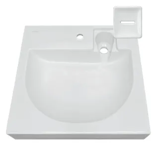 Раковина на стиральную машину Sanita Luxe Гелакси WB.WM/Galaxy/60-C/WHT.G/S1 60 см белый