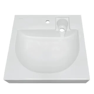 Раковина на стиральную машину Sanita Luxe Гелакси WB.WM/Galaxy/60-C/WHT.G/S1 60 см белый