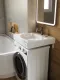 Раковина на стиральную машину Sanita Luxe Гелакси WB.WM/Galaxy/60-C/WHT.G/S1 60 см белый
