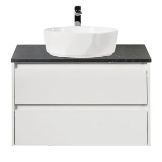 Столешница BelBagno KEP-80-MNO 80 см мрамор чёрный матовый